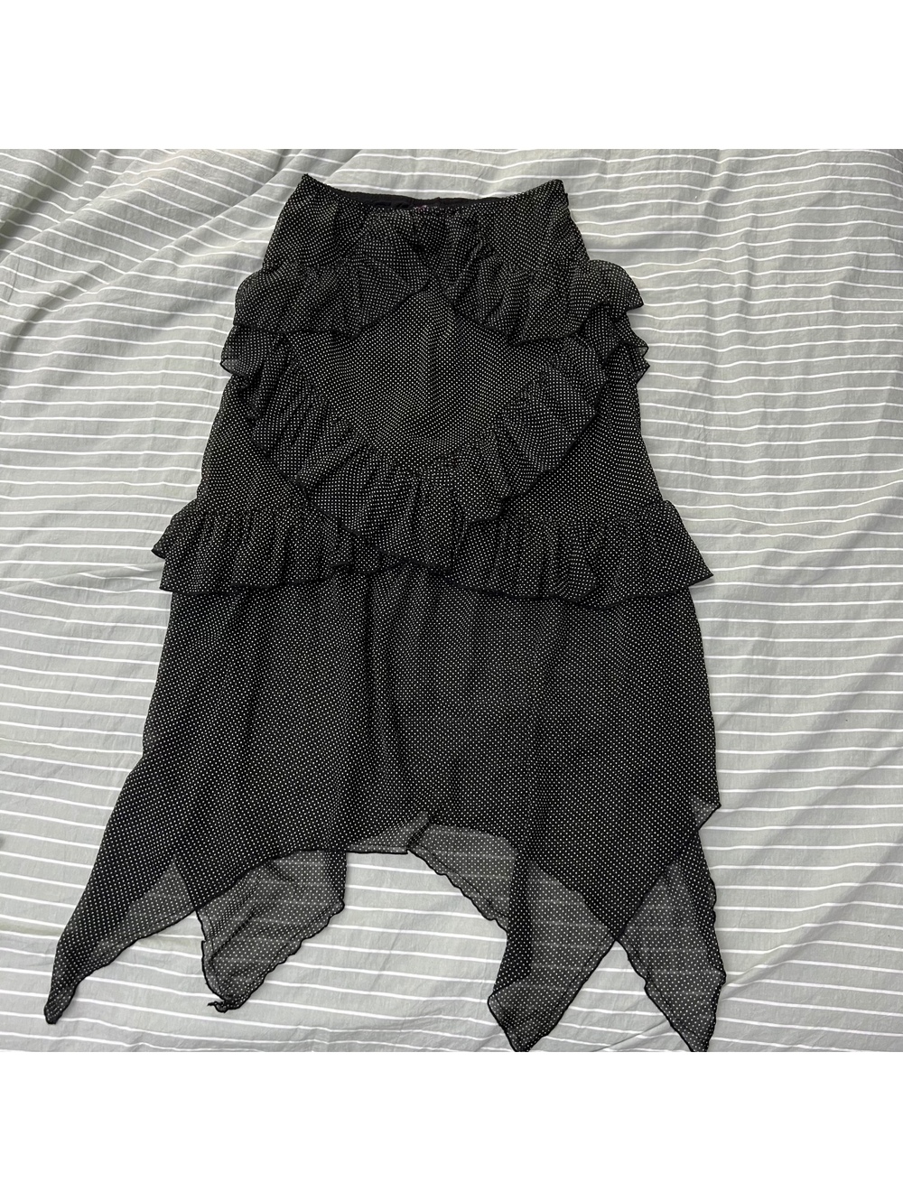 Urban Outfitters polka dot flowy midi skirt